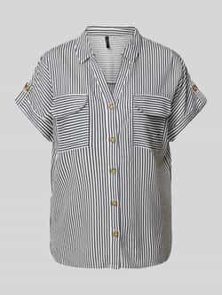 Vero Moda Regular fit overhemdblouse van pure viscose model 'BUMPY'