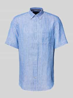 Christian Berg Men Vrijetijdsoverhemd met knoopsluiting