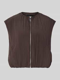 boxy fit bodywarmer van viscosemix model 'Werina'