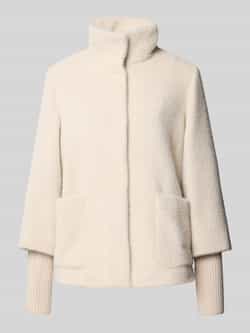 S.Oliver BLACK LABEL Regular fit jack met lange ribgebreide manchetten