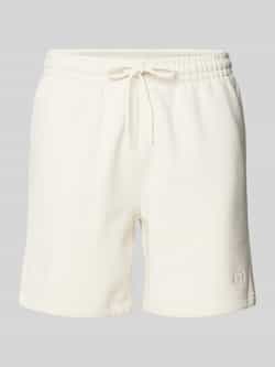 Sergio Tacchini Regular fit sweatshorts met logostitching model 'SIMBA'