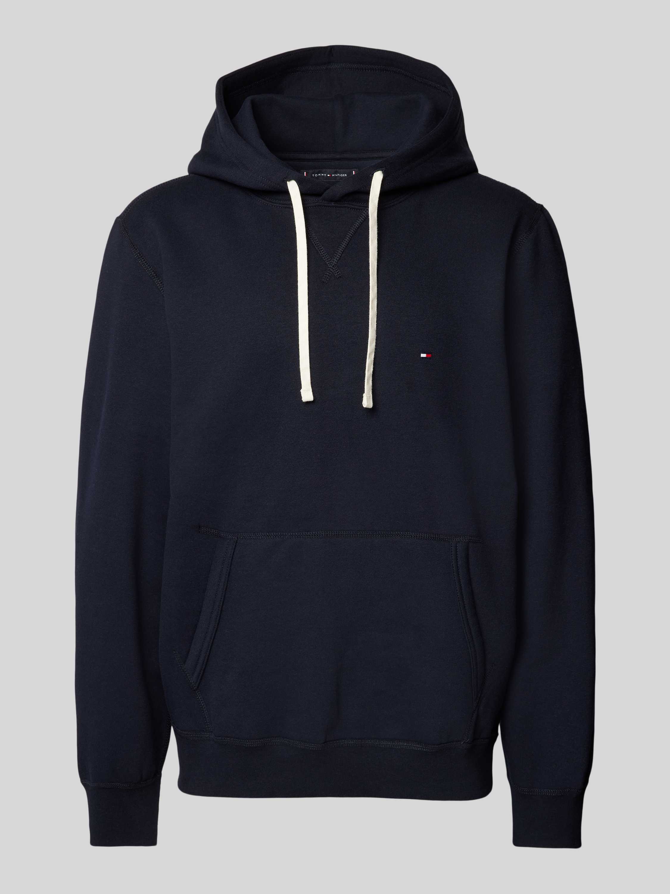 Tommy Hilfiger Small Flag Hoodie Navy- Heren Navy