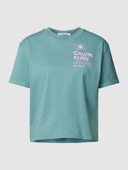 Calvin Klein Jeans T-shirt met motief- en labelprint model 'FUTURE FADE'