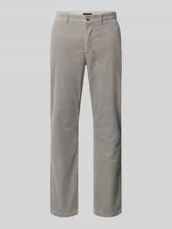 Tommy Hilfiger Straight leg coduroy broek van katoenmix model 'DENTON'