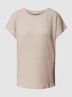 Christian Berg Woman T-shirt met structuurmotief