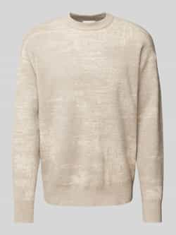 Calvin Klein Licht Beige Ronde Hals Sweater Beige Heren