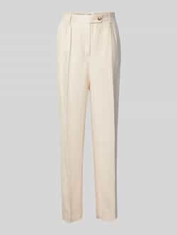 Bash Regular fit bandplooibroek met persplooien model 'PEANUT'
