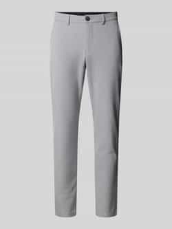 Carlo colucci Slim fit broek met achterzakken