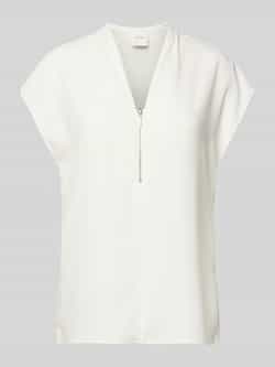 Calvin Klein Womenswear Regular fit blouseshirt met V-hals model 'GEORGETTE'