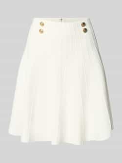 Guess Knielange rok met naadritssluiting model 'EMME'