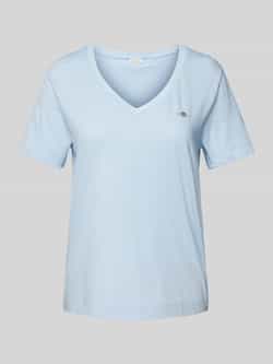 Gant T-shirt met labelstitching