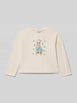 Mayoral Regular fit shirt met lange mouwen en motiefprint