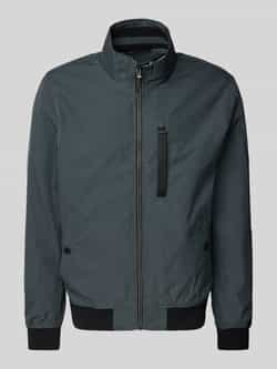 S.Oliver RED LABEL Regular fit outdoorjack met opstaande kraag en contrasterende details