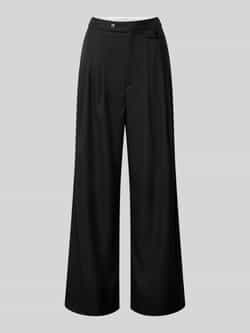 Gestuz High waist broek met bandplooien model 'pauline'