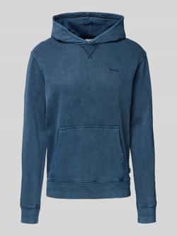 Pepe Jeans Hoodie met labelstitching model 'Silverton'