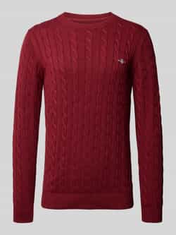 Gant Gebreide pullover met ribboorden