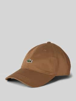 Lacoste Baseballpet met logopatch in effen design