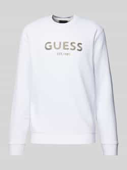 Guess Sweatshirt met labelstitching model 'BOX'