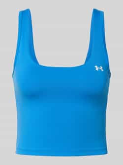 Under Armour Korte tanktop met labeldetail