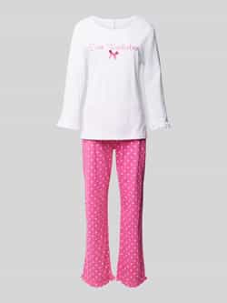 LOUIS & LOUISA Pyjama met strikdetail