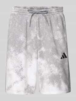 ADIDAS SPORTSWEAR Korte broek met labelstitching en elastische band