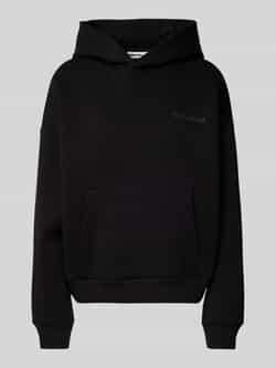Review Oversized hoodie met labelprint