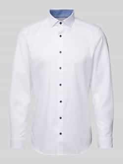 OLYMP Level Five Slim fit zakelijk overhemd met effen structuur