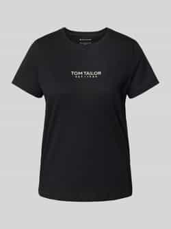 Tom Tailor Regular fit T-shirt van puur katoen