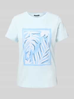 Comma T-shirt met motiefprint