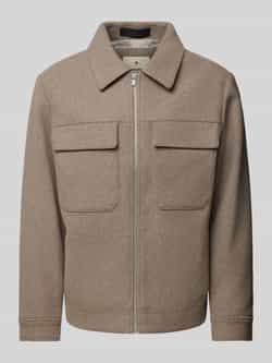 Jack & Jones Premium Regular fit overhemdjack met ritssluiting model 'BLURUSSEL'