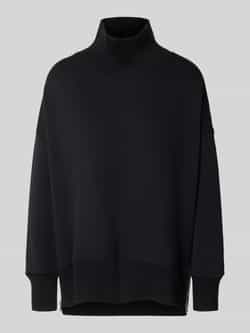 Varley Sweatshirt van viscosemix met opstaande kraag model 'barker'