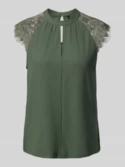 Vero Moda Regular fit top met kanten mouwen model 'MILLA'