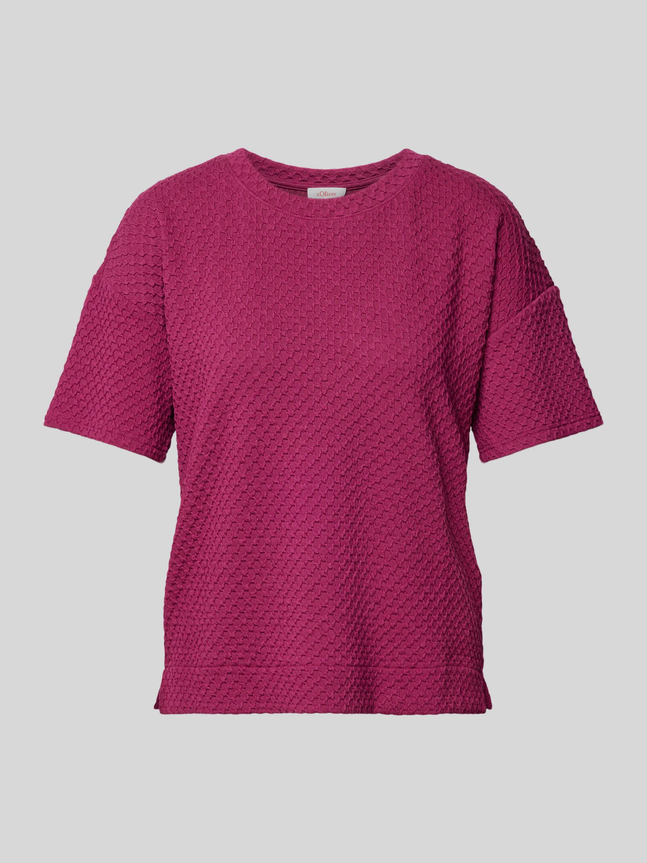 S.Oliver RED LABEL Regular fit T-shirt met gestructureerd oppervlak