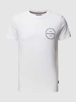 Tommy Hilfiger Slim fit T-shirt met ronde hals