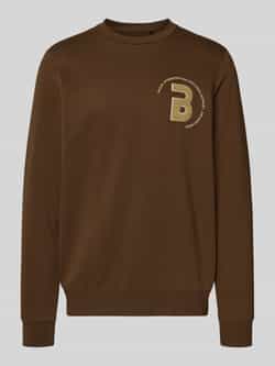 Blend Sweatshirt met labeldetail model 'FLORIAN'