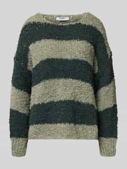 ZABAIONE Gebreide pullover met geribde mouwboorden