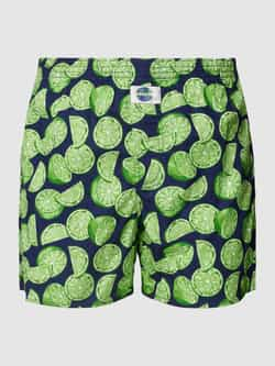 Deal Boxershort met all-over motiefprint model 'Limiette'