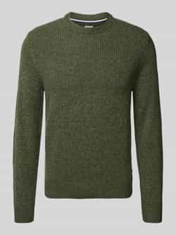 BRAX Gebreide pullover met ribboorden model 'Rick'