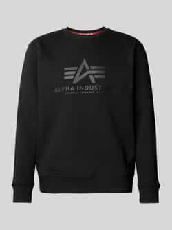 Alpha Industries Sweater Men Sweatshirts Basic Sweater Carbon