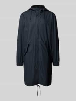 Rains Parka met capuchon model 'Fishtail'