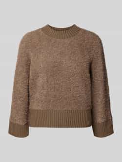 Opus Gebreide pullover met ribboorden model 'Pennan'