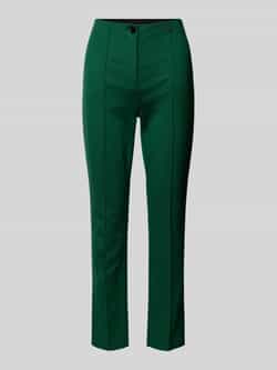 Marc Cain Slim fit broek van viscosemix
