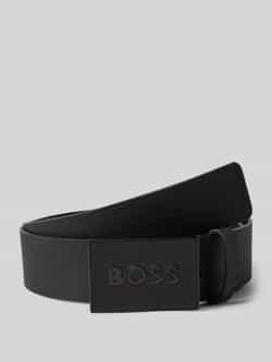 Boss Riem van echt runderleer model 'ICON'
