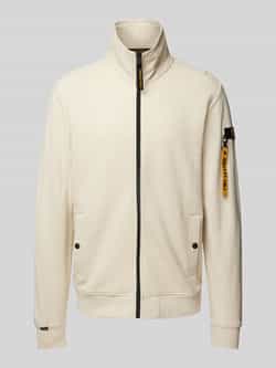 PME LEGEND Heren Truien & Vesten Zip Jacket Jacquard Interlock Sweat Creme