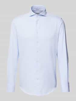 Profuomo Slim fit zakelijk overhemd met haaikraag model 'X-Cutaway'