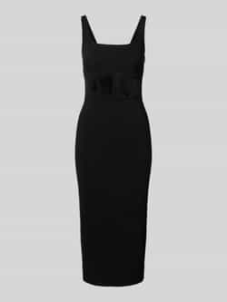 Lipsy Midi-jurk met semi-transparante inzet