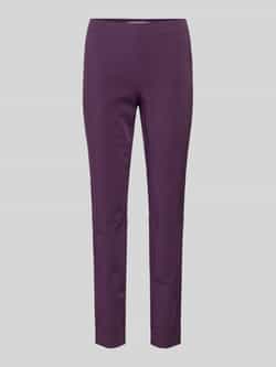 RAFFAELLO ROSSI Slim fit stoffen broek met siernaden model 'PENNY'