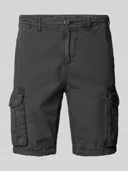 Superdry Regular fit korte cargobroek met riemlussen model 'Parachute'