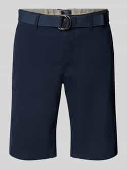 MCNEAL Slim fit shorts met riem