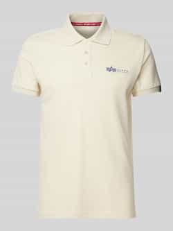 alpha industries Regular fit poloshirt met labelprint